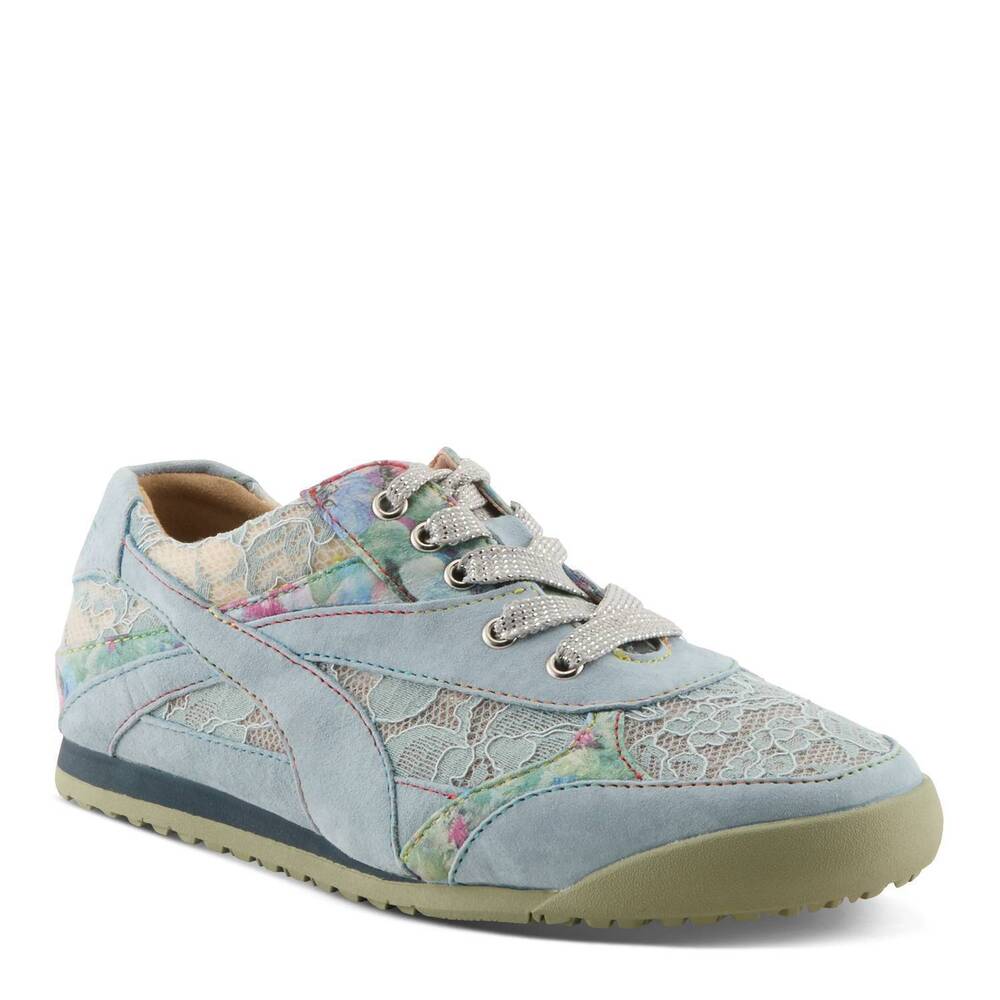 NEW SPRING STEP SHOES women's wavehello sneaker in light blue